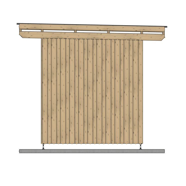 Seitenwand für ATBULL Carports
