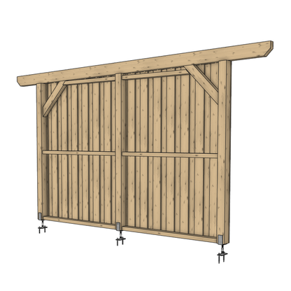 Seitenwand für ATBULL Carports