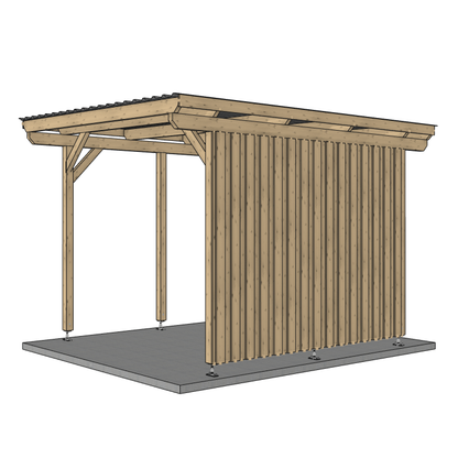 Seitenwand für ATBULL Carports