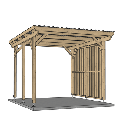 Seitenwand für ATBULL Carports