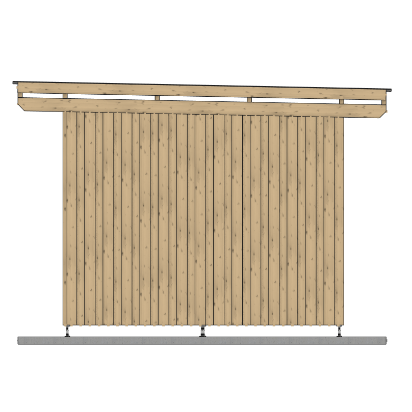 Seitenwand für ATBULL Carports