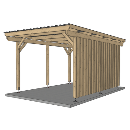 Seitenwand für ATBULL Carports