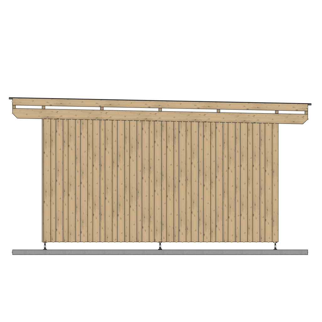 Seitenwand für ATBULL Carports