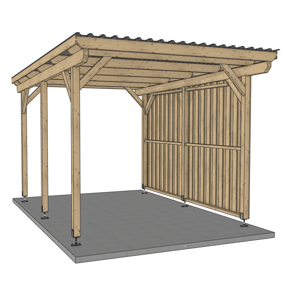Seitenwand für ATBULL Carports