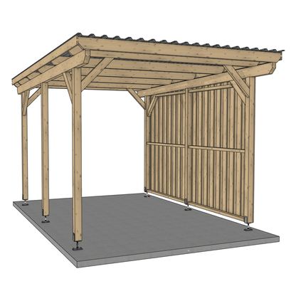 Seitenwand für ATBULL Carports