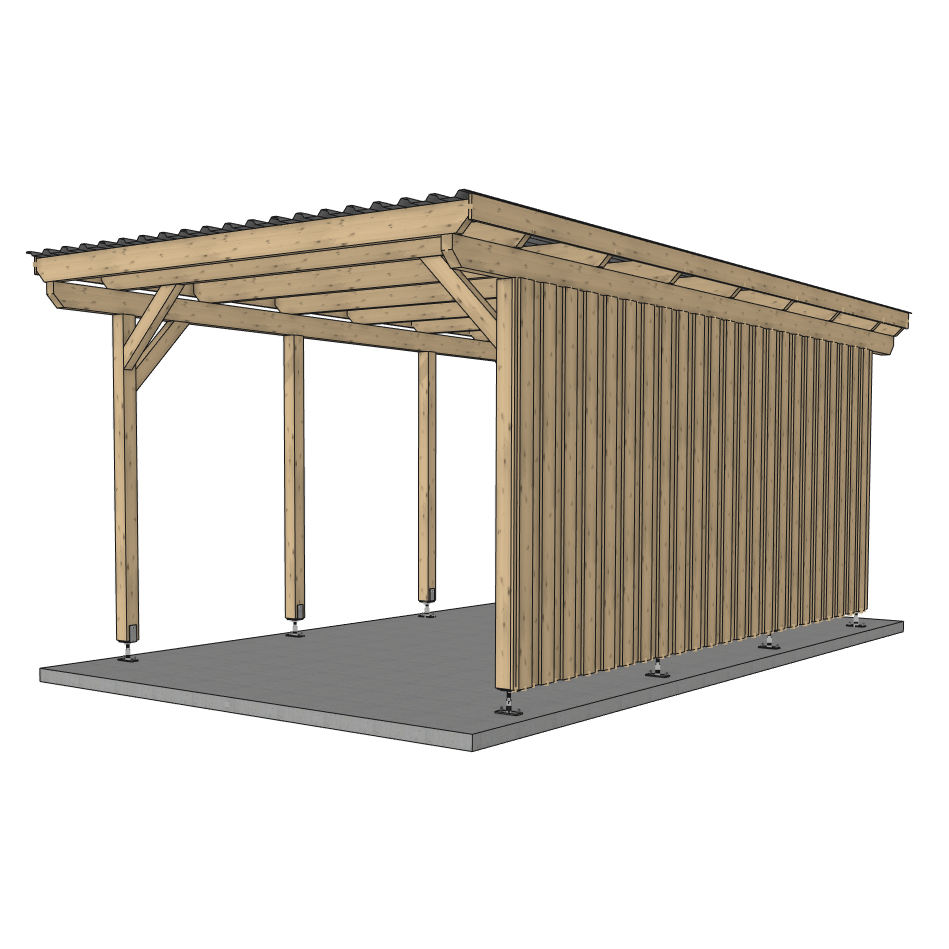 Seitenwand für ATBULL Carports