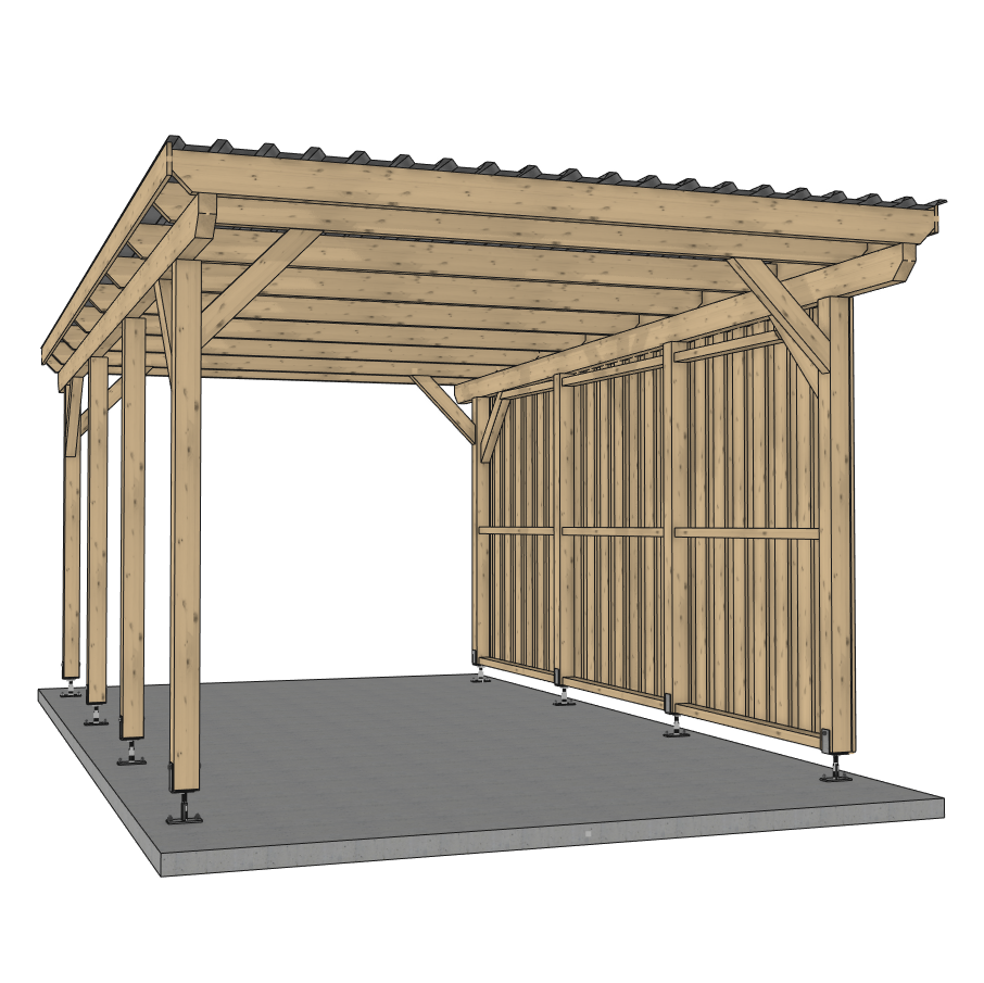 Seitenwand für ATBULL Carports
