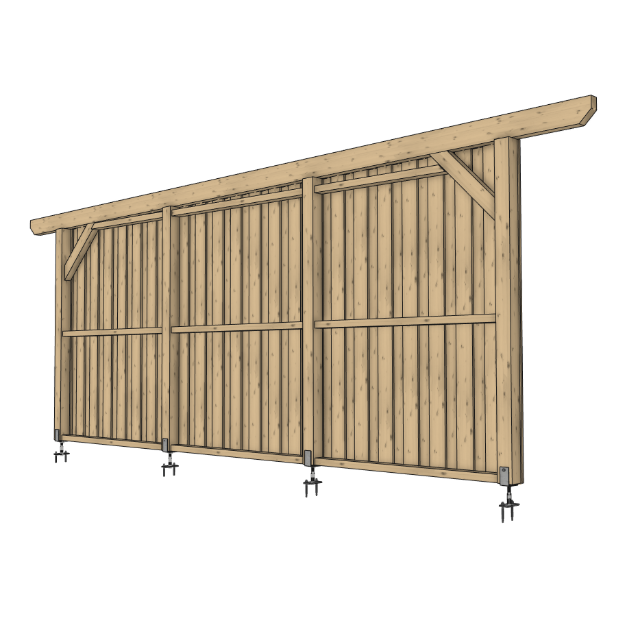Seitenwand für ATBULL Carports