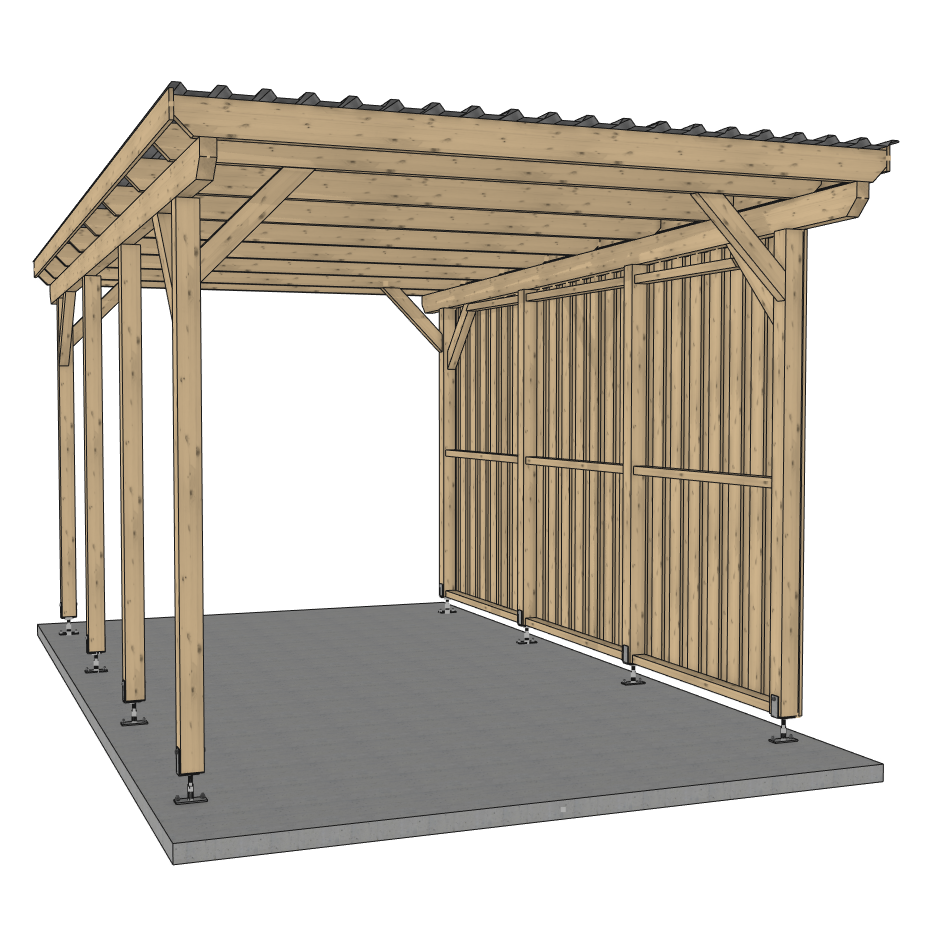Seitenwand für ATBULL Carports