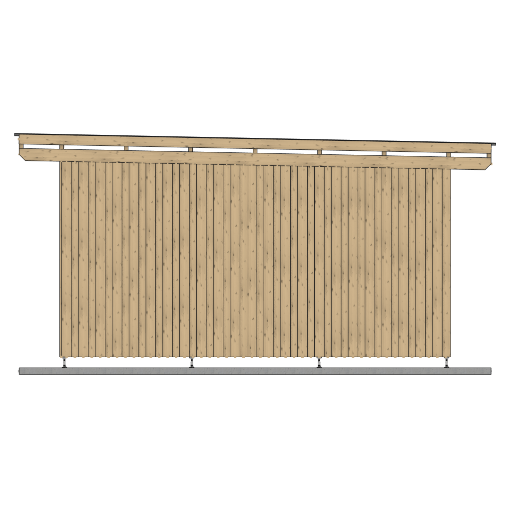 Seitenwand für ATBULL Carports