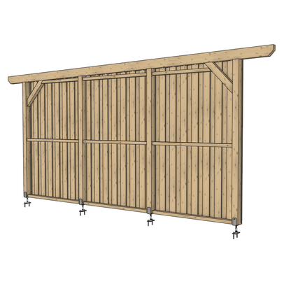 Seitenwand für ATBULL Carports
