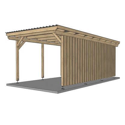 Seitenwand für ATBULL Carports