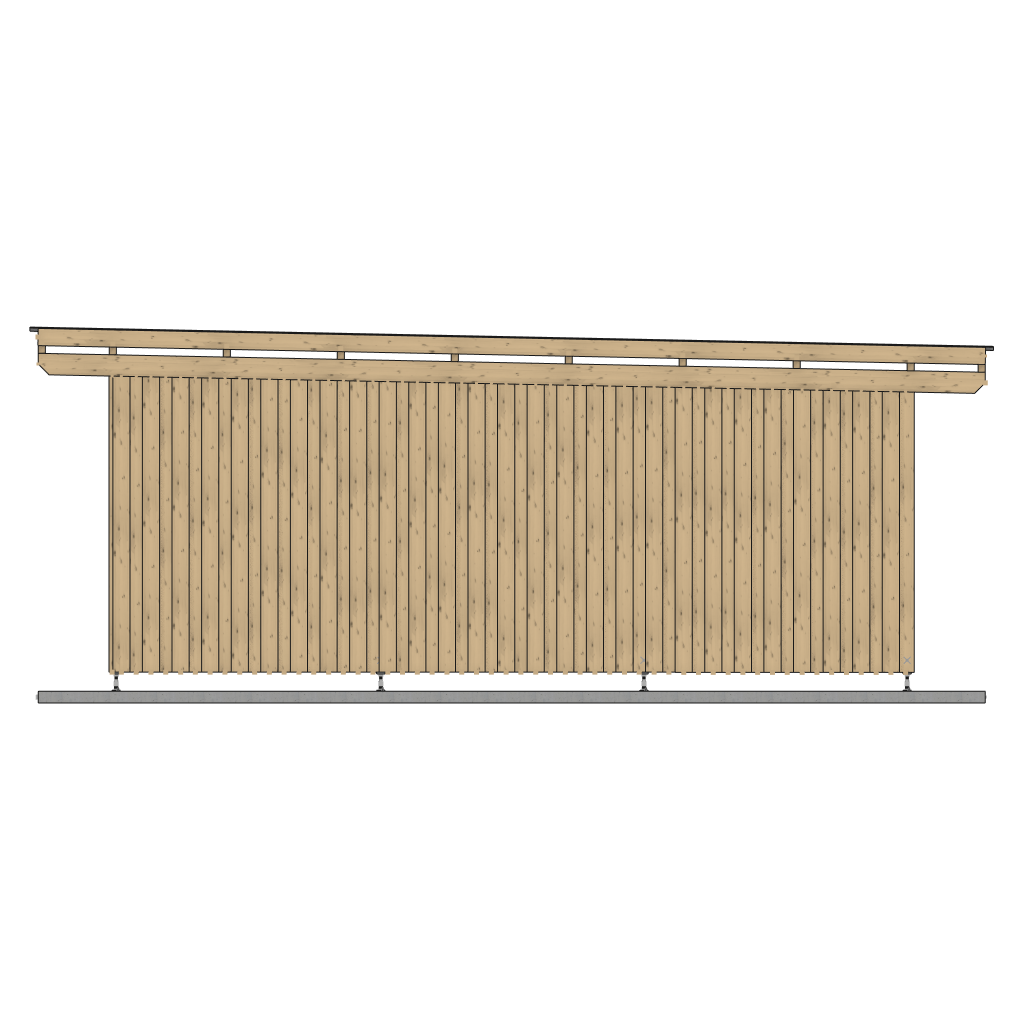 Seitenwand für ATBULL Carports
