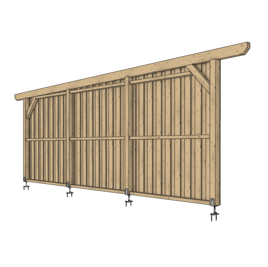 Seitenwand für ATBULL Carports