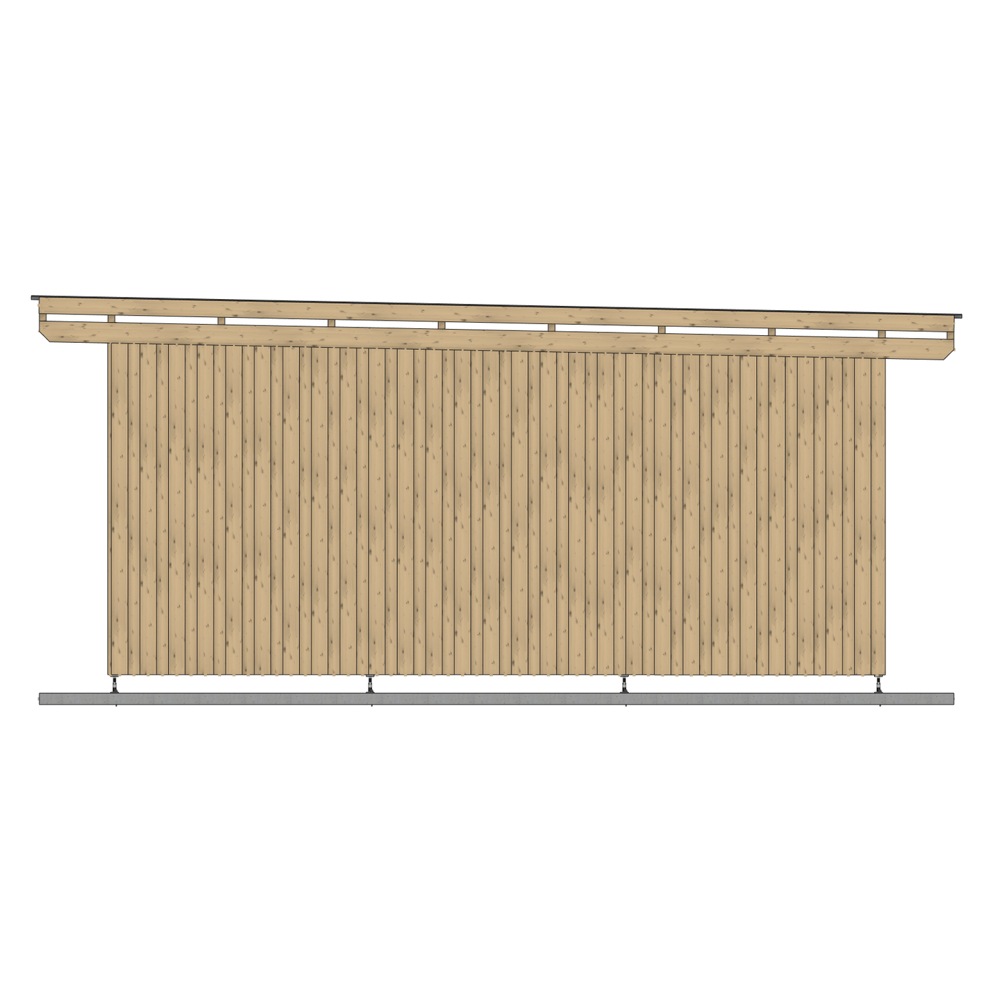 Seitenwand für ATBULL Carports
