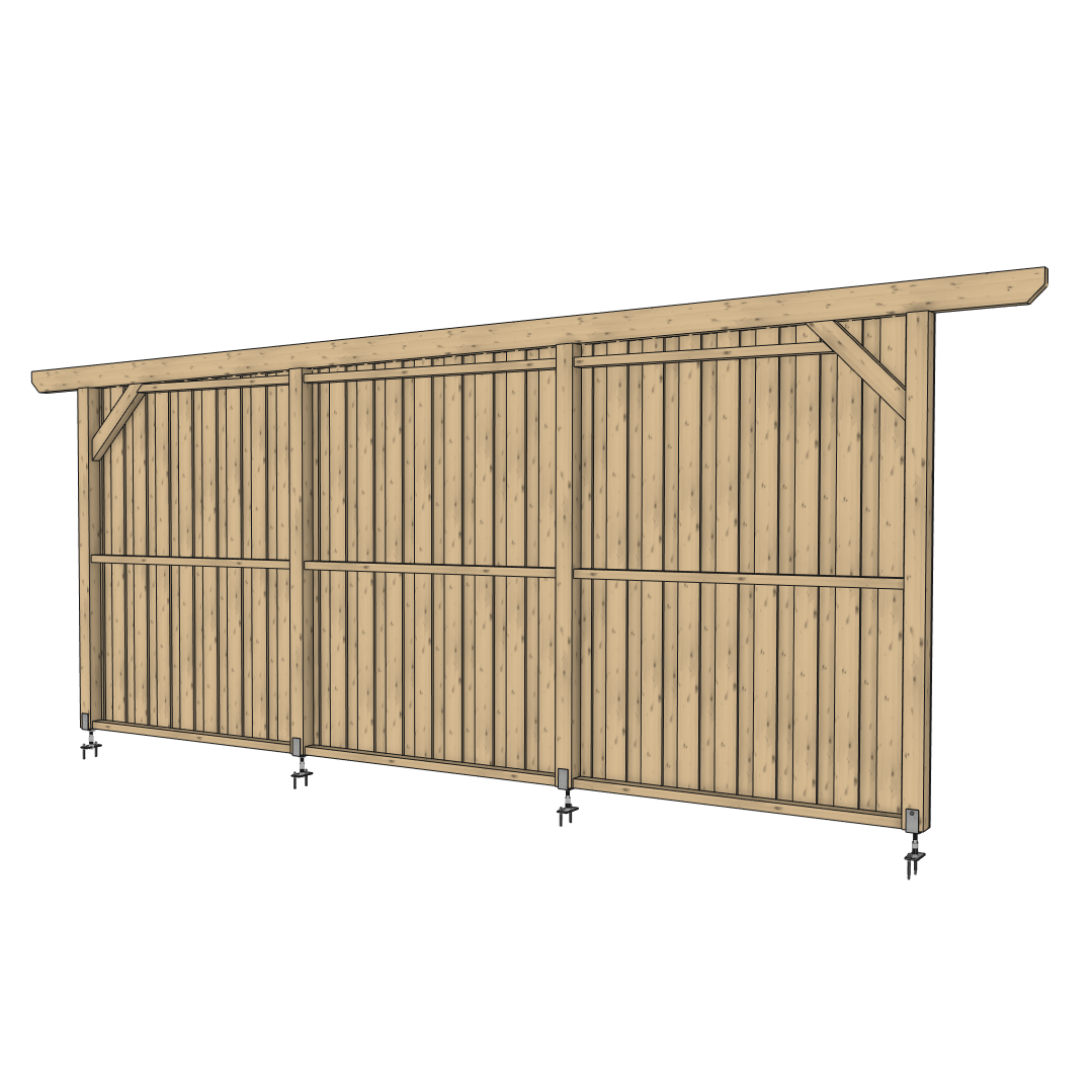 Seitenwand für ATBULL Carports