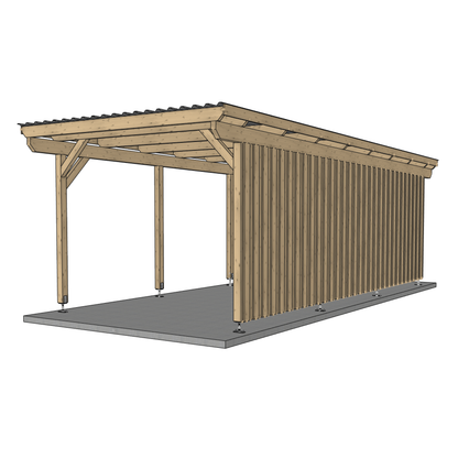 Seitenwand für ATBULL Carports