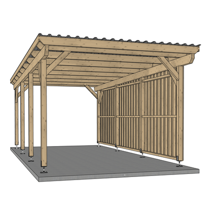Seitenwand für ATBULL Carports