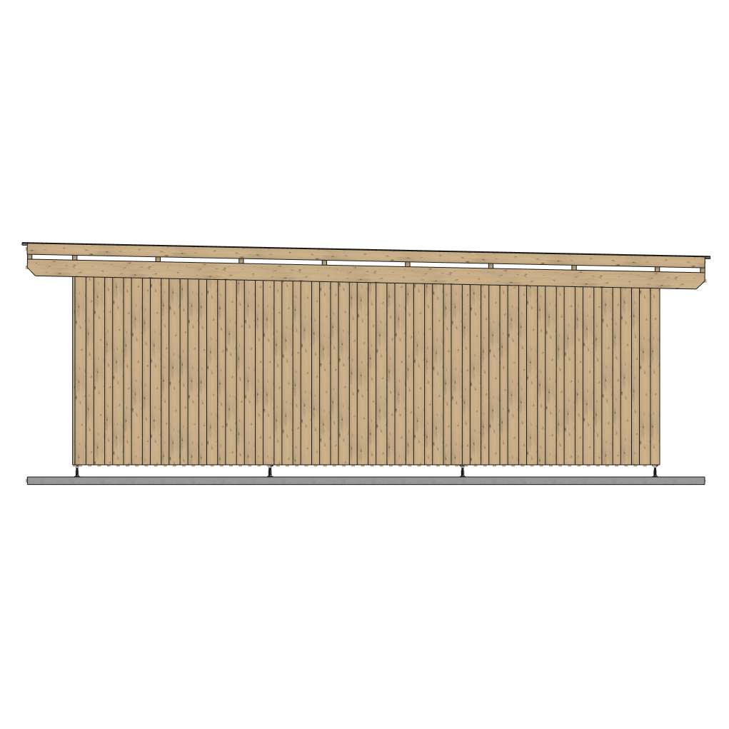Seitenwand für ATBULL Carports