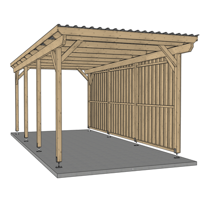Seitenwand für ATBULL Carports